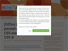 Tablet Screenshot of micka39.info